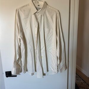 Geoffrey Beene Men's Off-White Dress Shirt